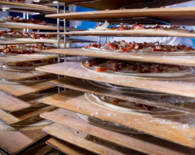 Flammkuchen Catering Karlsruhe - Buffet mit frischen Flammkuchen von Holger Braun